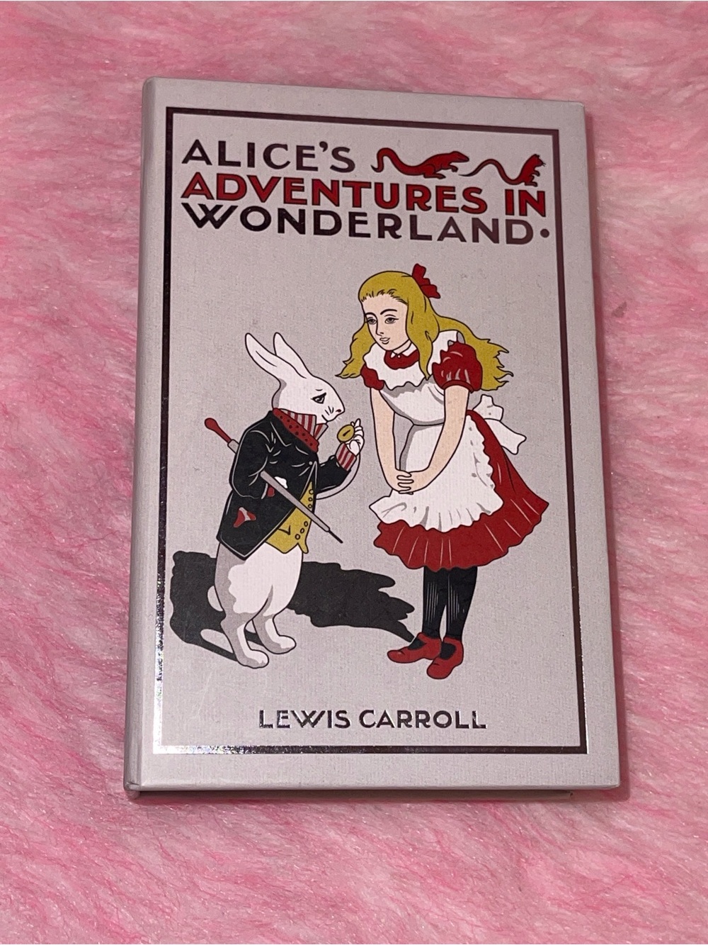 Alice in wonderland Lewis Carroll makeup palette storybook cosmetics eyeshadow